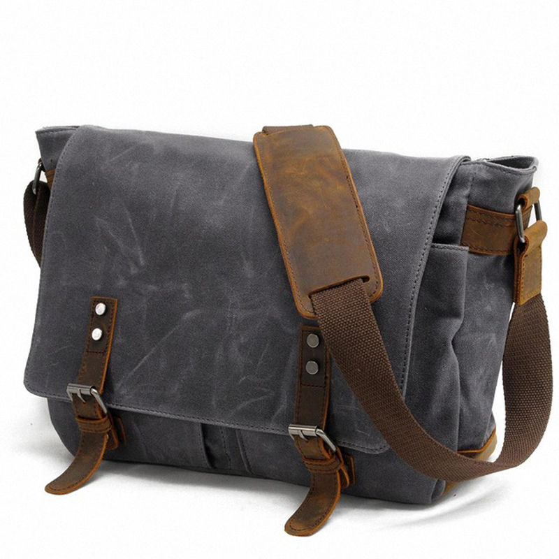 Fashion Harness Men - Nieuwe mode dikke wax canvas heren