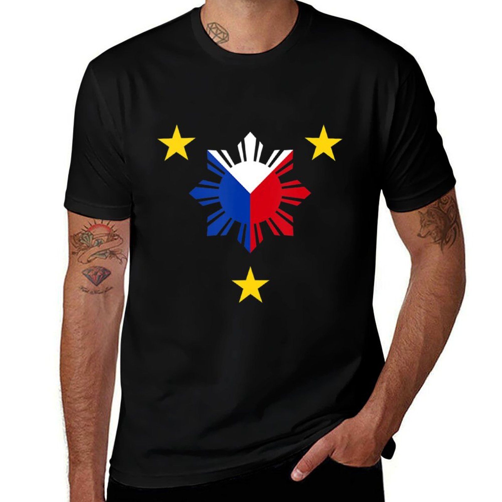 Men'S Fashion Philippines - Filippijnse vlag - Filippijnen Zon en