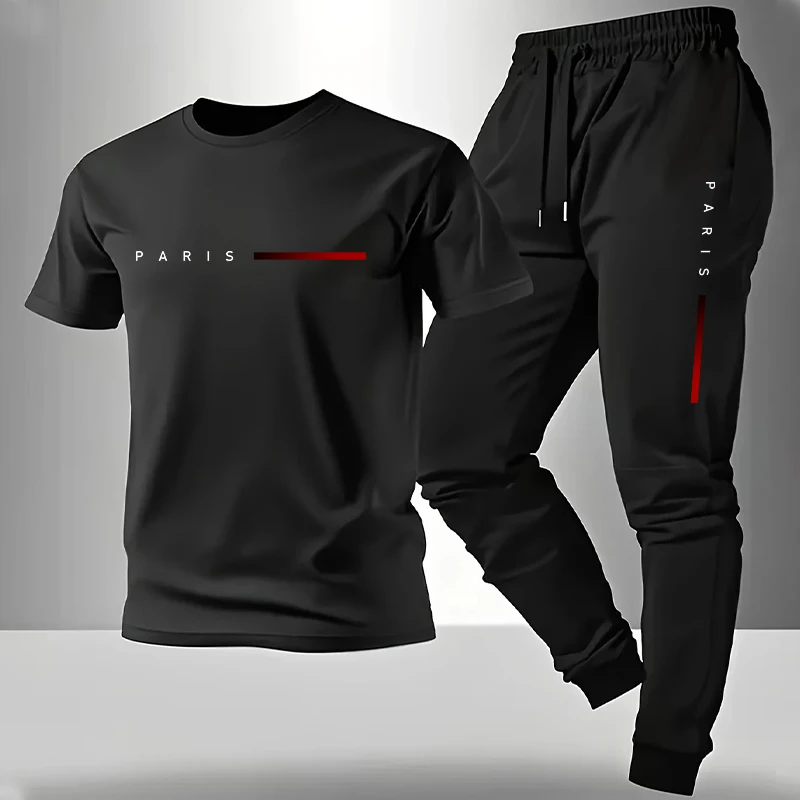 Men'S Fashion Advice - 2026 Nieuwe Aanwinst Heren Trainingspak T-shirt
