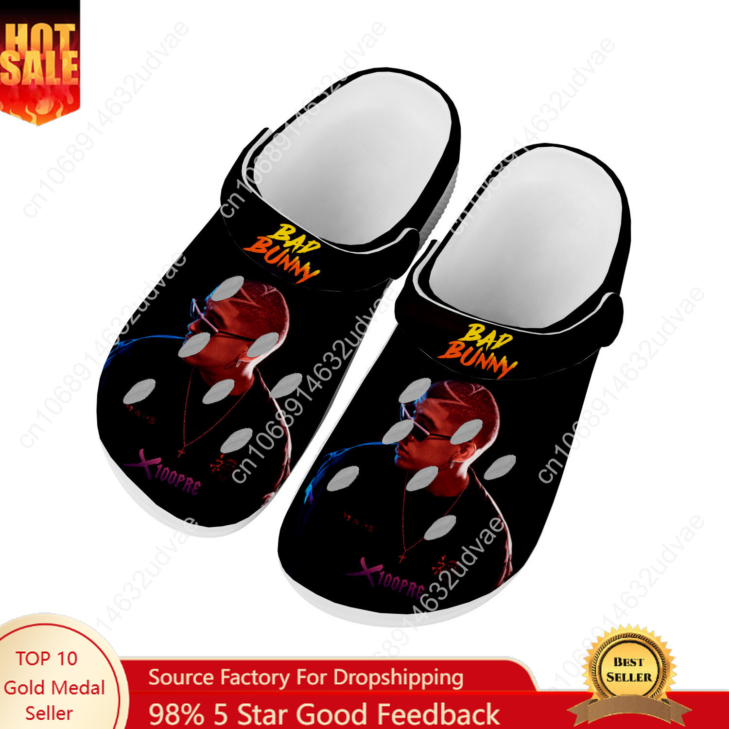 Mens Fashion Sandals - Bad Bunny Waterschoenen Mannen Vrouwen Tiener