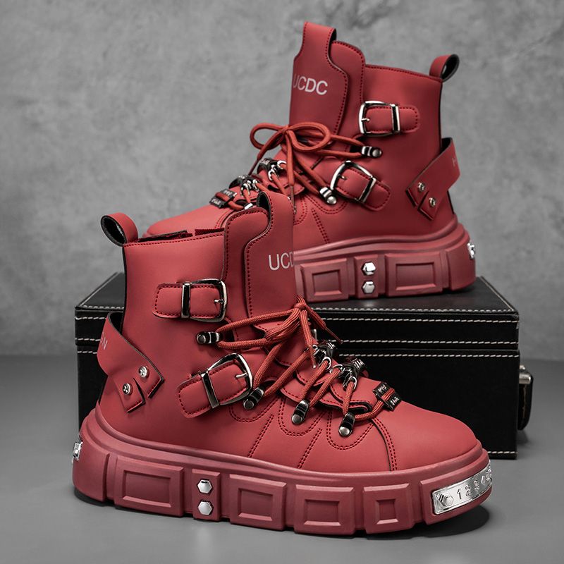 Men'S Fashion Brand - Originele merklaarzen voor heren Punk Platform