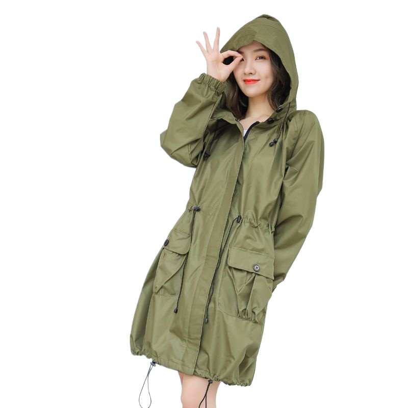 Mens Fashion Poncho - Lichtgewicht waterdichte regenjas voor dames, lange
