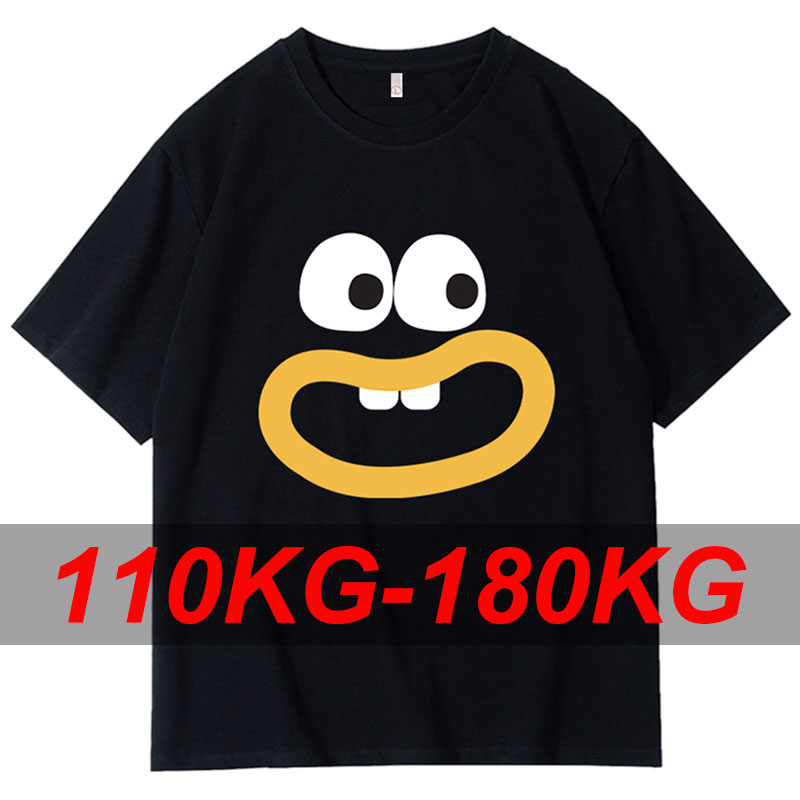 Mens Fashion Black Shirt - Zomer Plus Size T-shirt voor Mannen