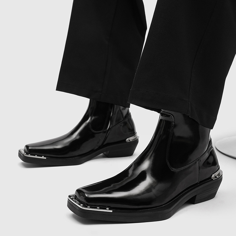 Men'S Fashion Brand - Italiaanse merkontwerper herenmode punk rock chelsea