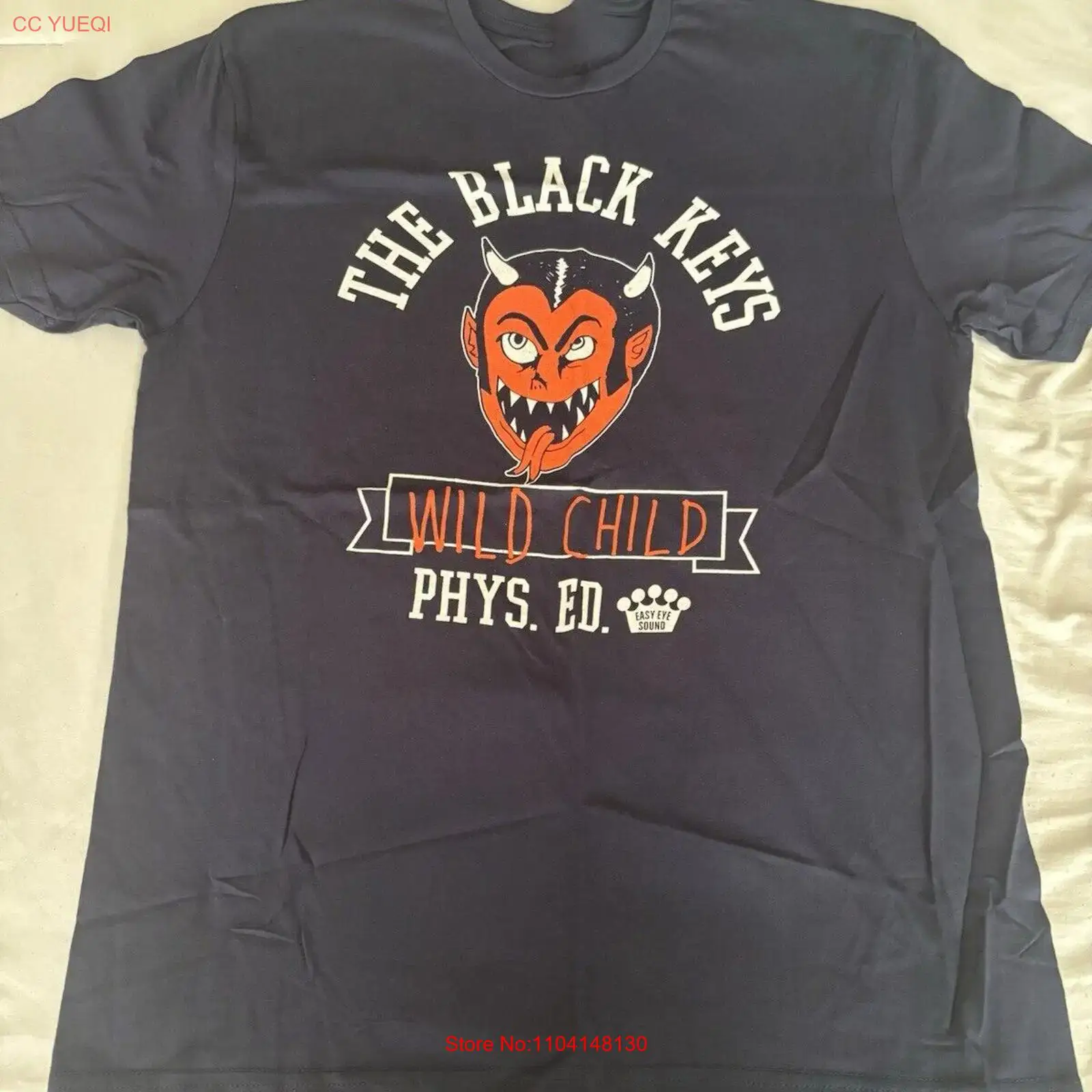 Mens Fashion Black Shirt - De Black Keys Wild Child Tour