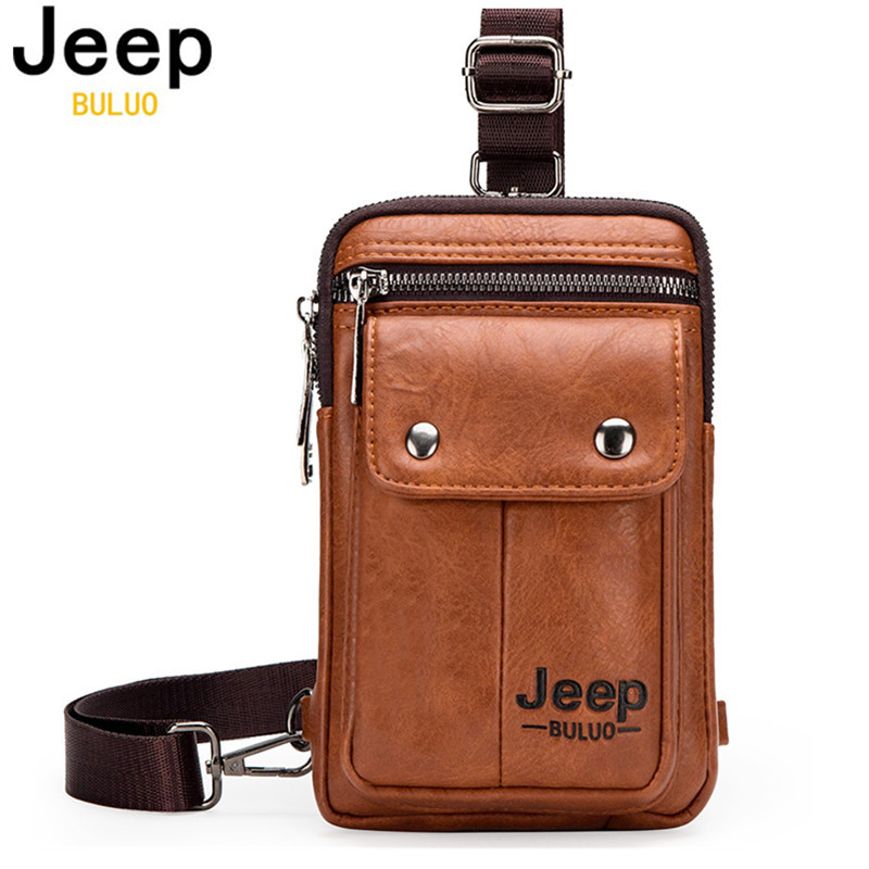 Fashion Harness Men - JEEP BULUO Kleine multifunctionele Sling Crossbody