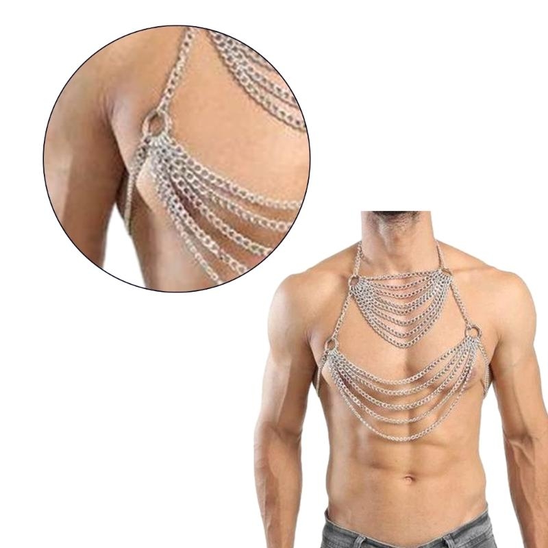 Fashion Harness Men - Y5GC Punk Body Chain Harness for