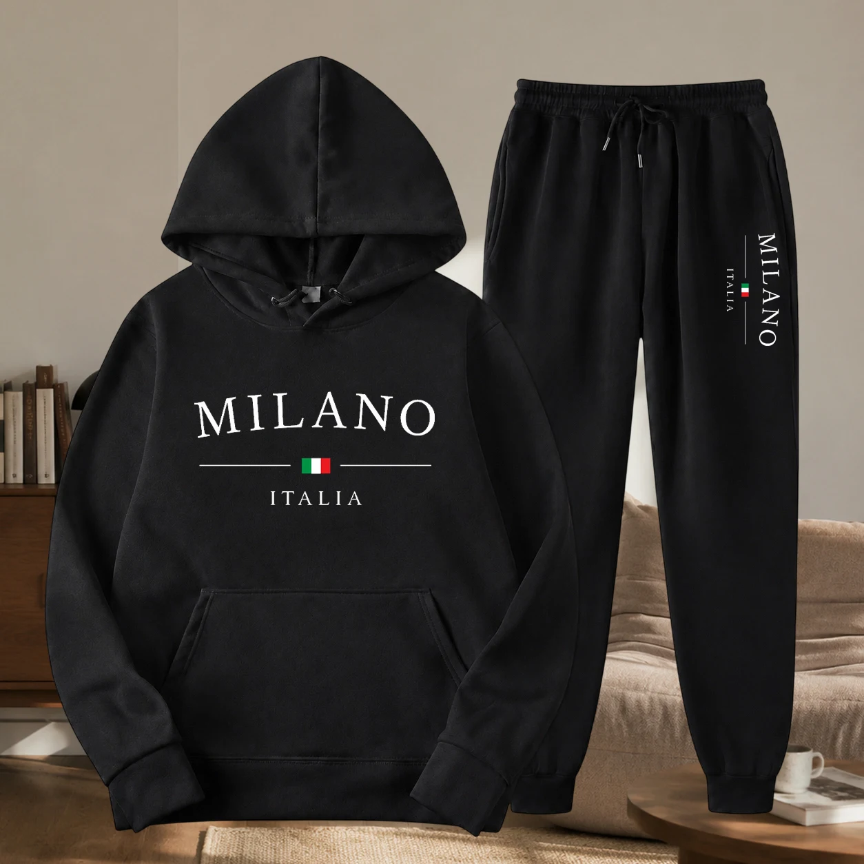 Men'S Fashion Brand - Modemerk, 2-delige set met een sweatshirt