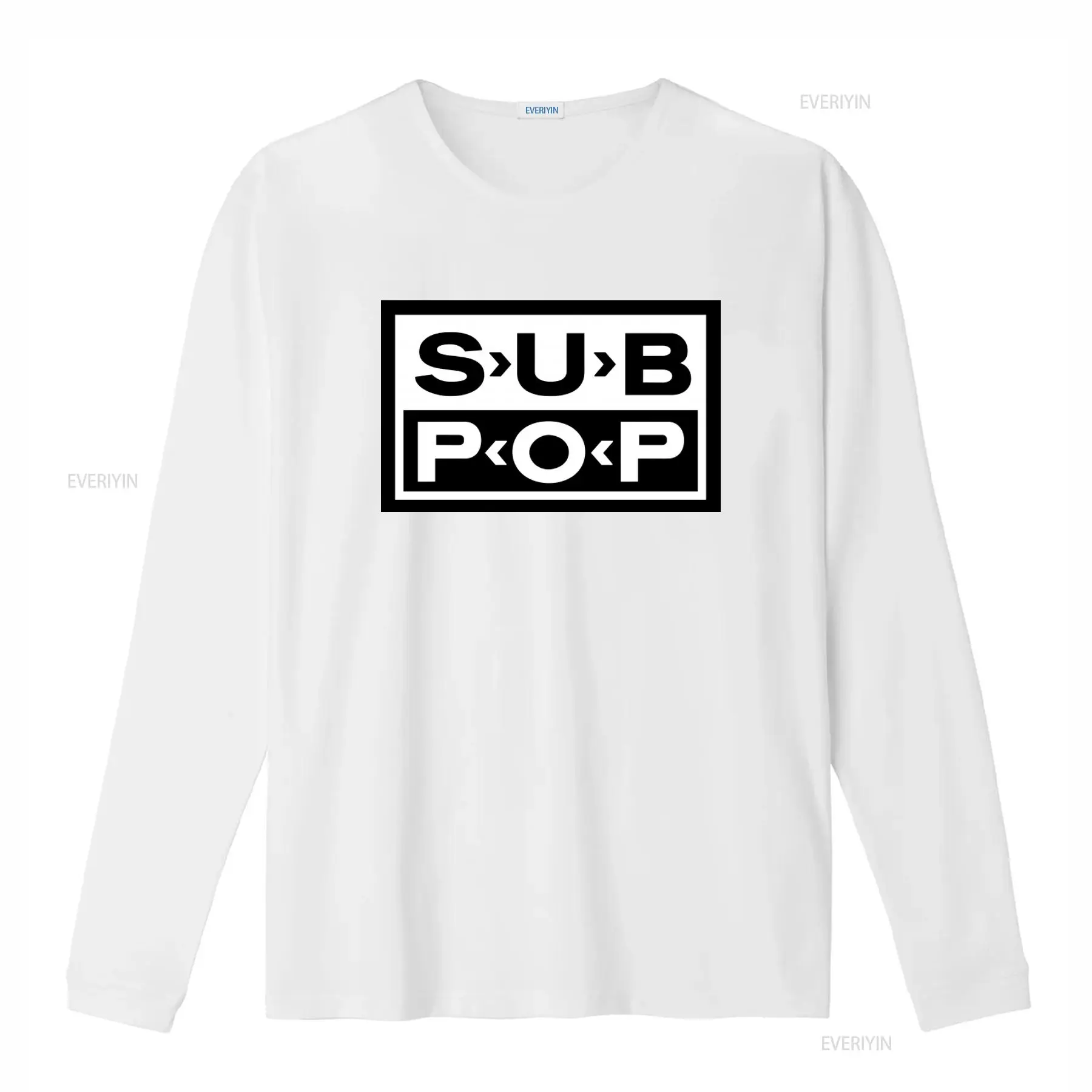 Sub Pop Logo T-shirt Zwart met - Mens Fashion Black Shirt recensie en prijs