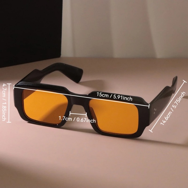 Retro Vierkante Zonnebrillen D - Men'S Fashion Old Money recensie en prijs