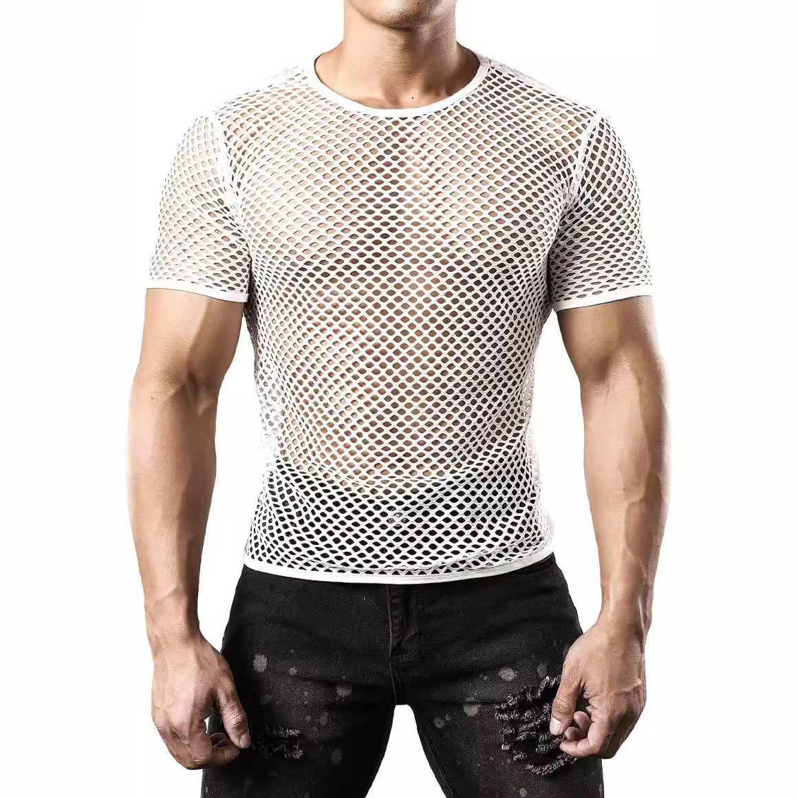 Sexy Hollow Out Heren Zwart Vi - Men'S Fashion Night Out recensie en prijs