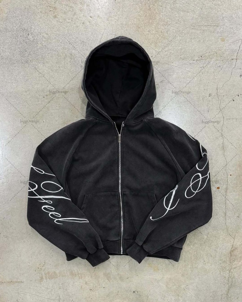 Y2K harajuku Gothic Letter Pri - Mens Fashion Zip Up Hoodies recensie en prijs