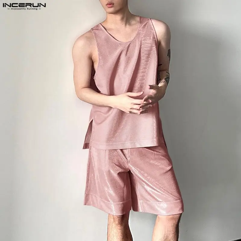 INCERUN Heren Sets Glanzend Ef - Men'S Fashion For Summer 2026 recensie en prijs