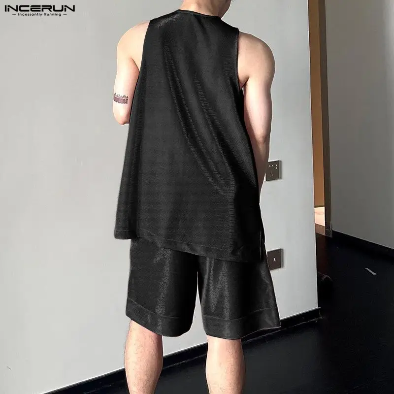 INCERUN Heren Sets Glanzend Ef - Men'S Fashion For Summer 2026 recensie en prijs