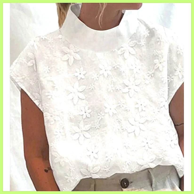 Damespullover van katoenen lin - Linen Shirt Summer recensie en prijs