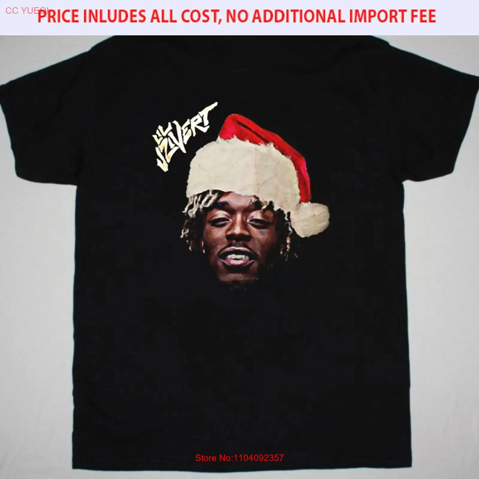Nieuw Happy Christmas Lil Uzi  - Mens Fashion Black Shirt recensie en prijs