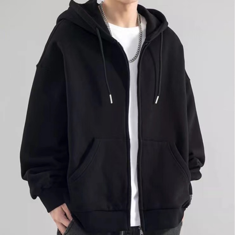 Fashion Casual Zwart Grijs Bla - Mens Fashion Zip Up Hoodies recensie en prijs