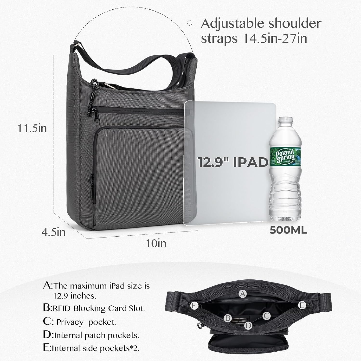 Anti-diefstal schoudertas/rugz - Fashion Harness Men recensie en prijs