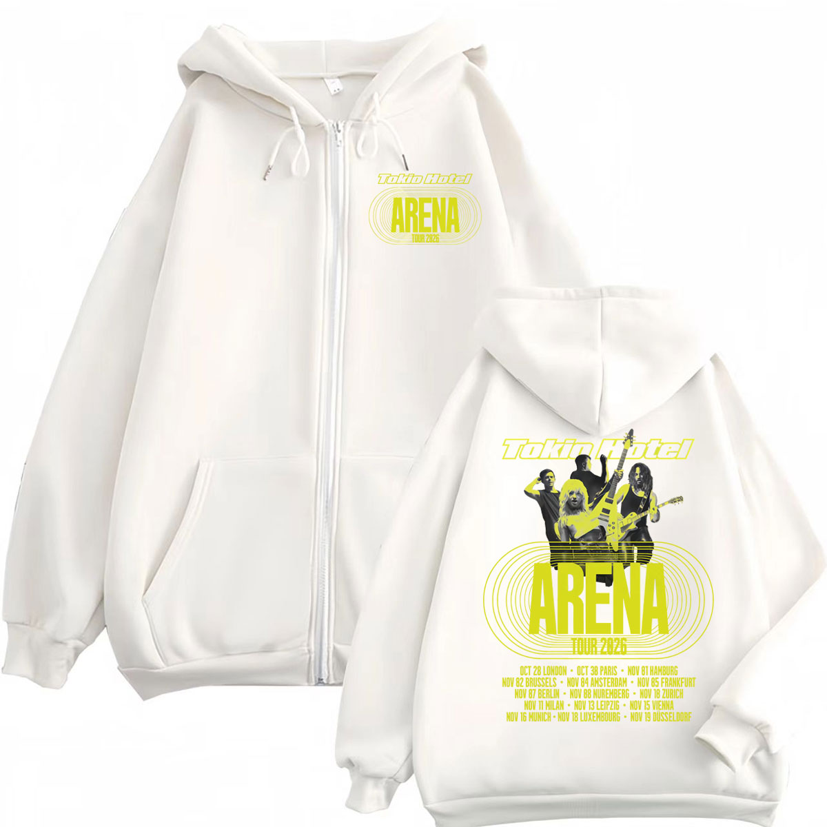 Tokio Hotel Arena Tour 2026 Ri - Mens Fashion Zip Up Hoodies recensie en prijs