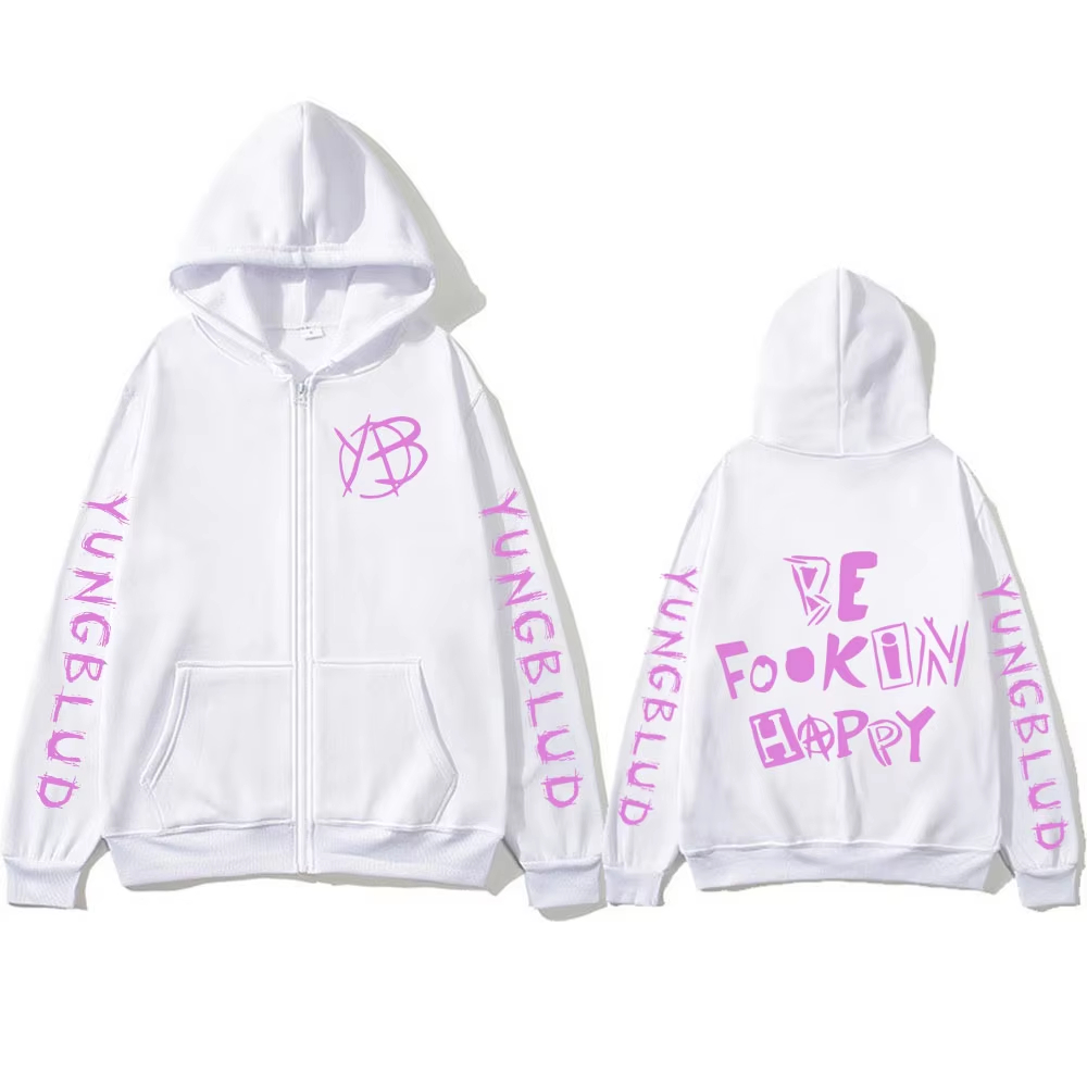 Rockzanger Yungblud Be Fookin  - Mens Fashion Zip Up Hoodies recensie en prijs