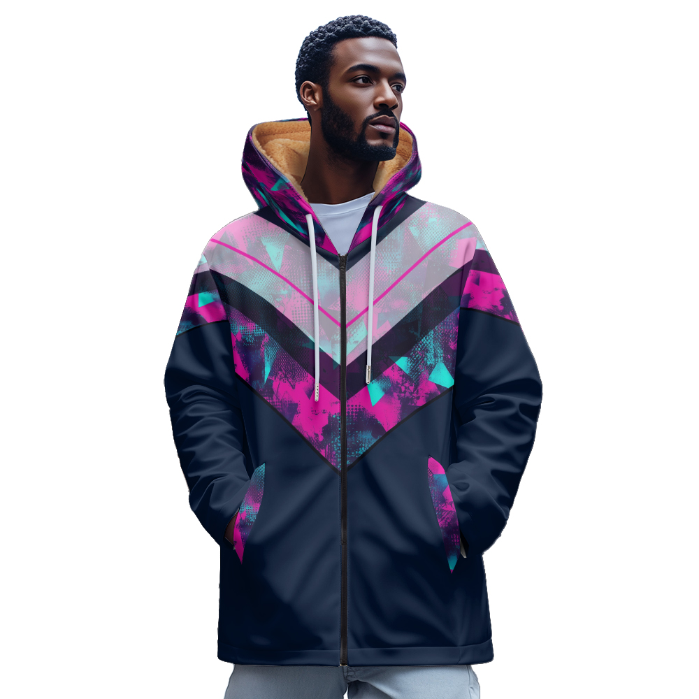 Luxe Bloem 3D Gedrukt Patroon  - Mens Fashion Zip Up Hoodies recensie en prijs