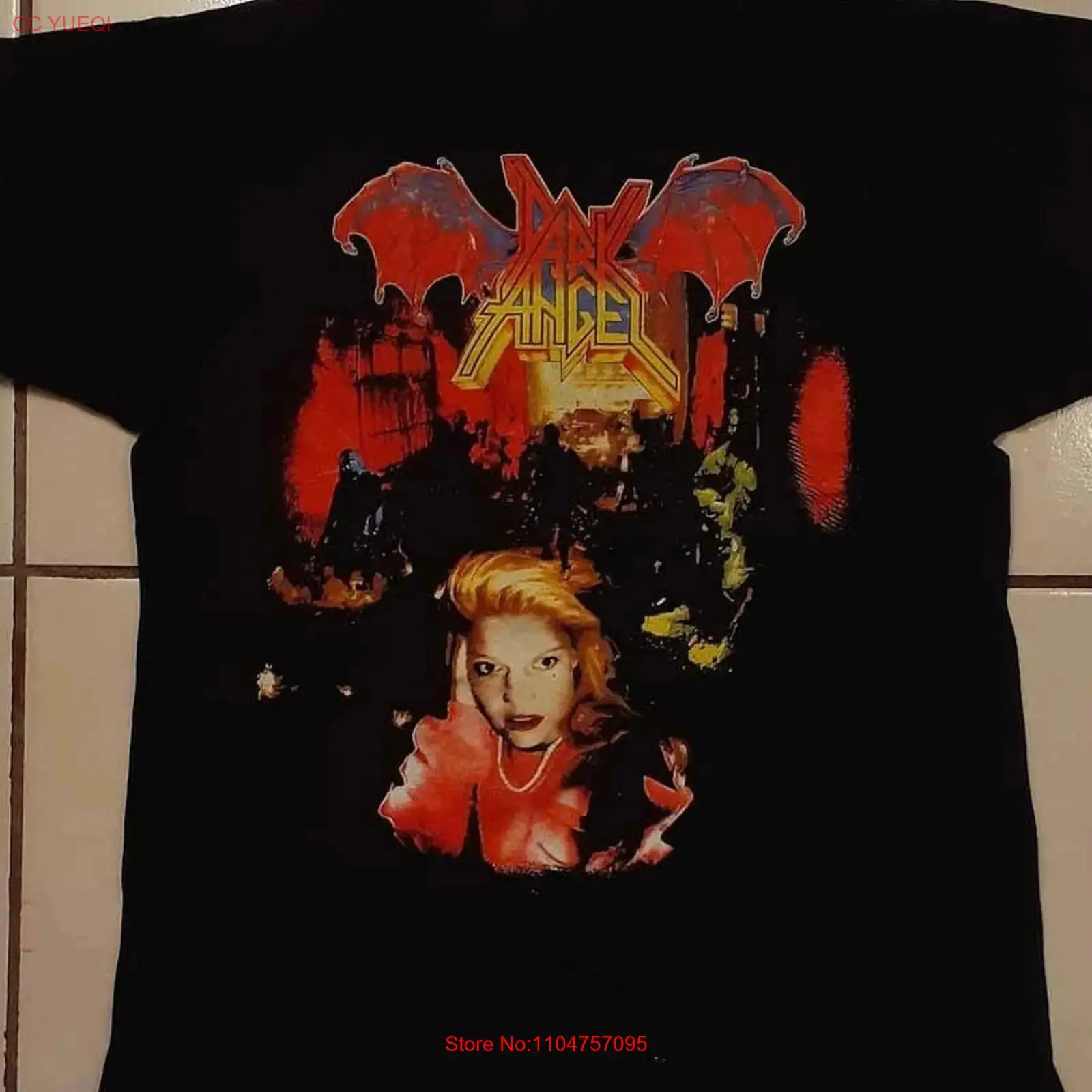 Dark Angel Time Does Not Heal  - Mens Fashion Black Shirt recensie en prijs