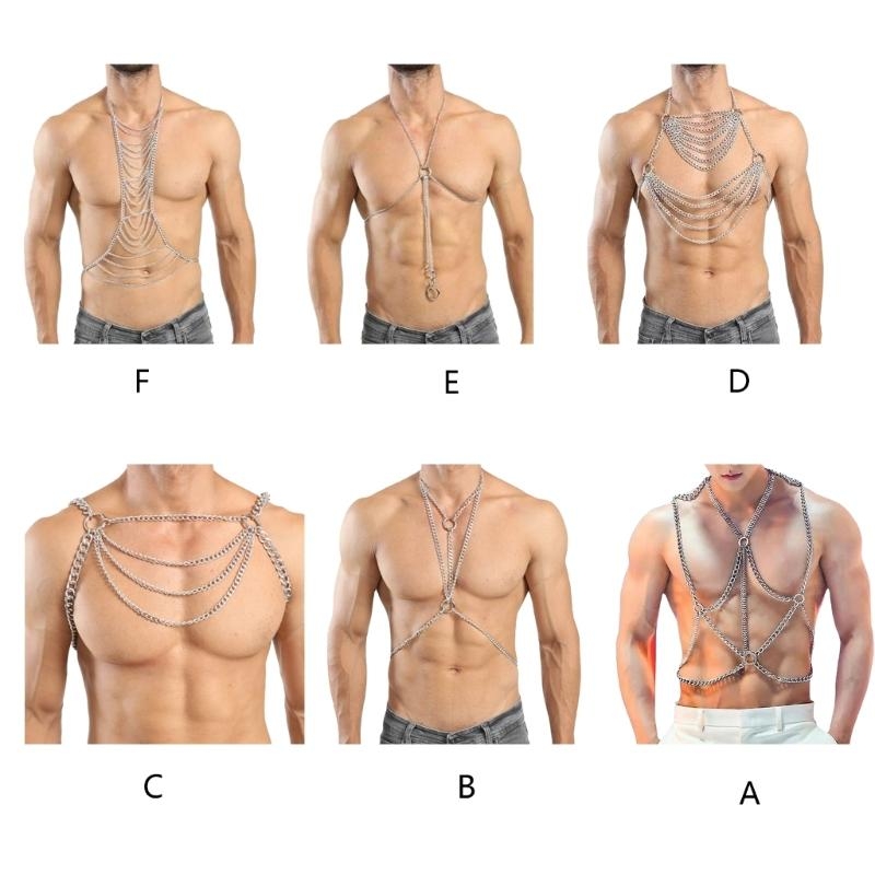 Y5GC Punk Body Chain Harness f - Fashion Harness Men recensie en prijs