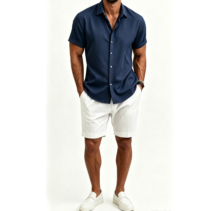 Herenshirtset van katoen en li - Linen Shirt Summer recensie en prijs